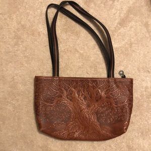 Oberon Design medium tree of life leather purse